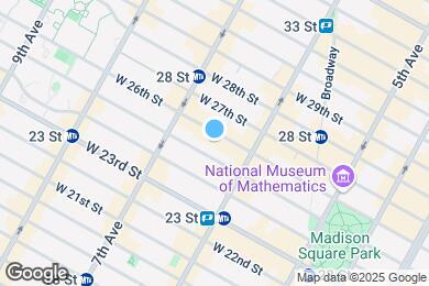 Map image of the property - 132 W 26th St