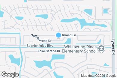 Map image of the property - 9429 Saddlebrook Dr