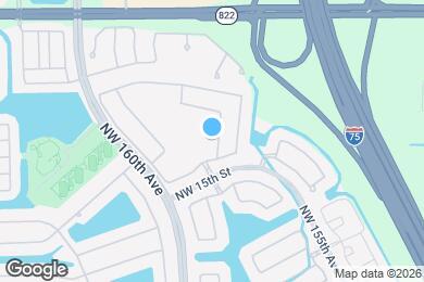Map image of the property - 1544 NW 158th Ave