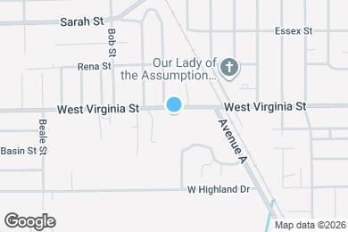 Map image of the property - 1585 W Virginia St