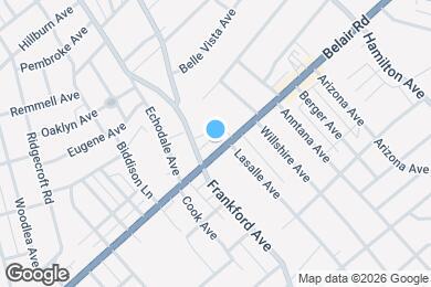 Map image of the property - 5414 Belair Rd