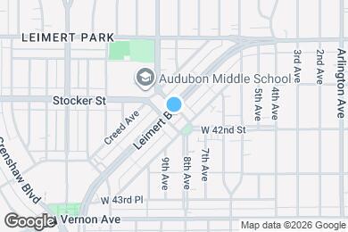 Map image of the property - 4206 Leimert Blvd