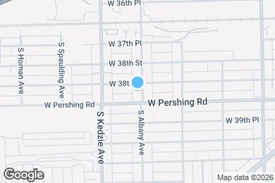 Map image of the property - 3840 S Albany Ave