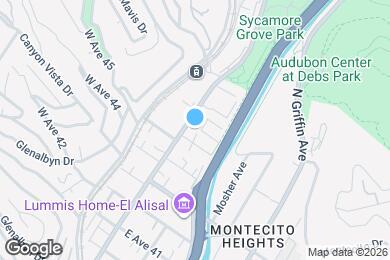 Map image of the property - 4510 North Figueroa Street