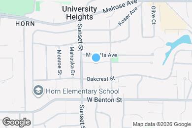 Map image of the property - 500 Grandview Ct