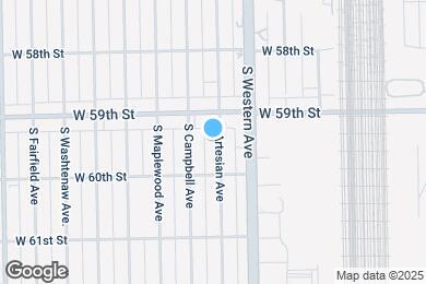 Map image of the property - 5926 S Artesian Ave