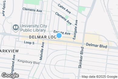 Map image of the property - 6309 Delmar Blvd
