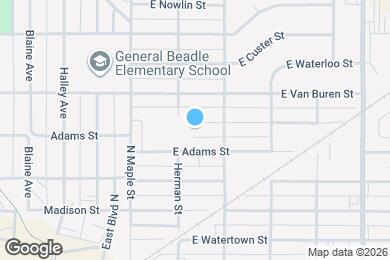 Map image of the property - 211 E Jackson St
