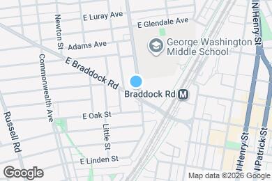 Map image of the property - 704 Mt Vernon Ave