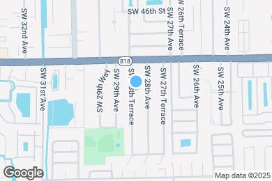 Map image of the property - 4910 SW 28th Ter