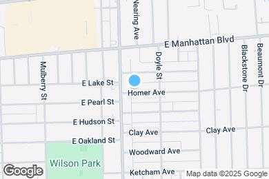 Map image of the property - 819 Homer Ave