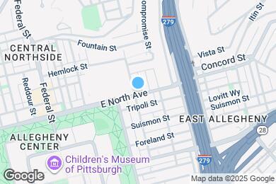 Map image of the property - 506 E North Ave