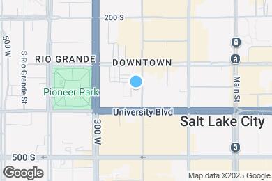 Map image of the property - Palladio Apartments SLC