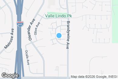 Map image of the property - 1580 Mendocino Dr