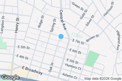 Map image of the property - 615 Oak St