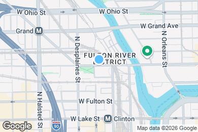 Map image of the property - 575 W Kinzie St