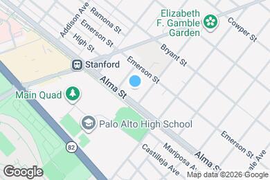 Map image of the property - 1337 Alma St