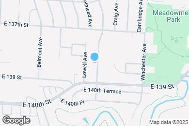 Map image of the property - 13808 Bennington Ave