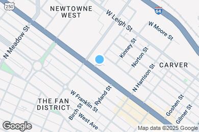 Map image of the property - 1322 W Broad St