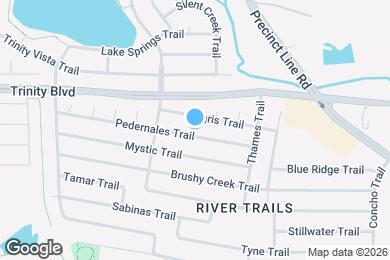 Map image of the property - 8737 Pedernales Trail