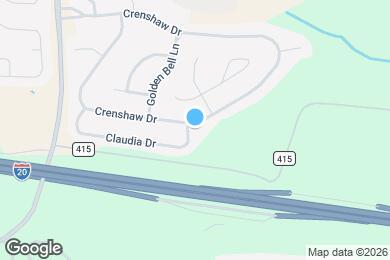 Map image of the property - 317 Claudia Dr