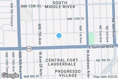 Map image of the property - 1025 NW 4th Ave