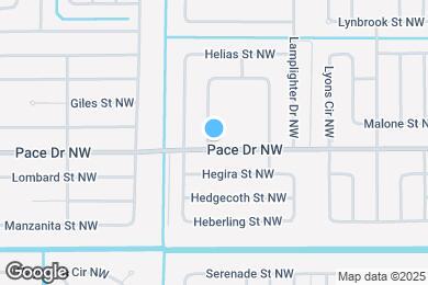 Map image of the property - 1355 Pace Dr NW