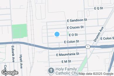 Map image of the property - 1036 E O St