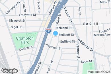 Map image of the property - 102 Endicott St