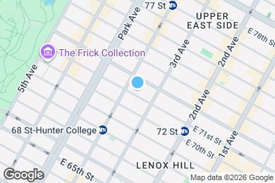 Map image of the property - 167 E 71st St