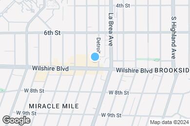 Map image of the property - The Boulevard on Wilshire