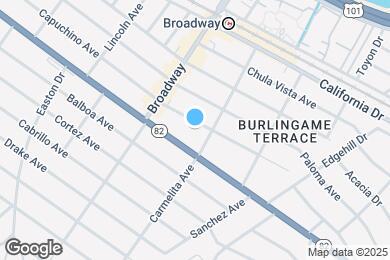 Map image of the property - 1115 Capuchino Ave