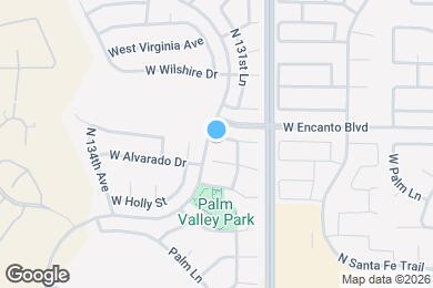 Map image of the property - 13195 W Cypress St