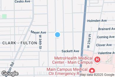 Map image of the property - 3279 W 32nd St