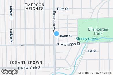 Map image of the property - 5105 E North St