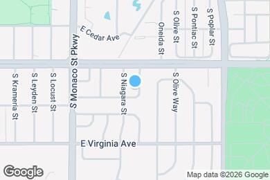 Map image of the property - 355 S Newport Way