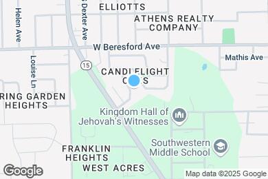 Map image of the property - 1021 Oaktree Ln
