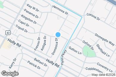 Map image of the property - 5506 Dominica Dr