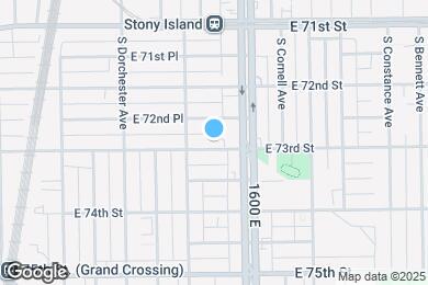 Map image of the property - 1526 E 73rd St