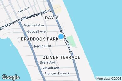 Map image of the property - Beachside Palms @ Daytona Beach