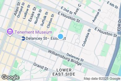 Map image of the property - 203 Rivington St