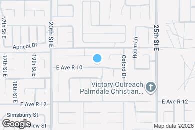 Map image of the property - 2203 E Ave R