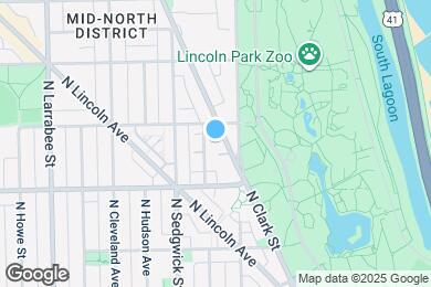 Map image of the property - 2042 N Clark St