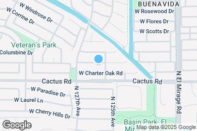 Map image of the property - 12613 W Bloomfield Rd