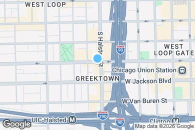 Map image of the property - 801 W Adams St