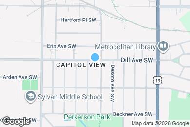 Map image of the property - 782 Dill Ave SW