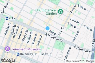 Map image of the property - 219 E 2nd St