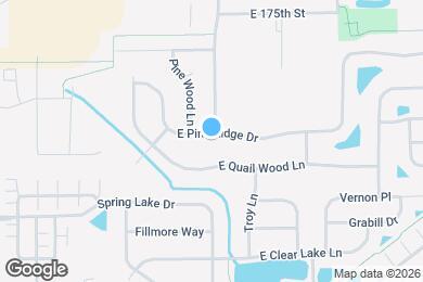 Map image of the property - 143 E Pine Ridge Dr