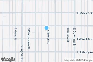 Map image of the property - 1837 S Clarkson St
