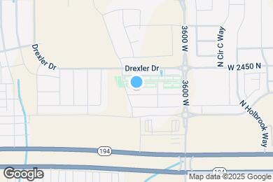 Map image of the property - 3812 W 2330 N